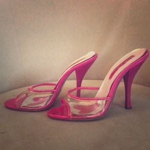 Hot pink heels